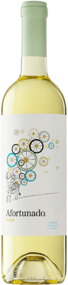 10,95 € Envío gratis | Vino blanco Vinyes Singulars Afortunado D.O. Rueda Castilla y León España Verdejo Botella 75 cl