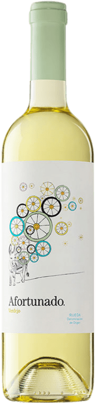 10,95 € Envío gratis | Vino blanco Vinyes Singulars Afortunado D.O. Rueda Castilla y León España Verdejo Botella 75 cl
