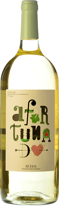 8,95 € 免费送货 | 白酒 Vinyes Singulars Afortunado D.O. Rueda 卡斯蒂利亚莱昂 西班牙 Verdejo 瓶子 Magnum 1,5 L