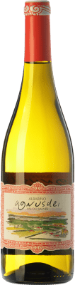 9,95 € 免费送货 | 白酒 Vionta Agnusdei D.O. Rías Baixas 加利西亚 西班牙 Albariño 瓶子 75 cl