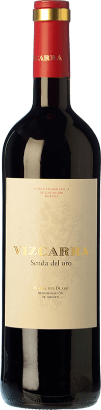 14,95 € Free Shipping | Red wine Vizcarra Senda del Oro Oak D.O. Ribera del Duero Castilla y León Spain Tempranillo Bottle 75 cl