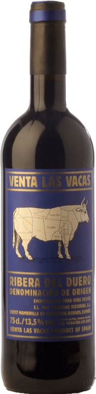 46,95 € Kostenloser Versand | Rotwein Vizcarra Venta Las Vacas Alterung D.O. Ribera del Duero Kastilien und León Spanien Tempranillo Magnum-Flasche 1,5 L