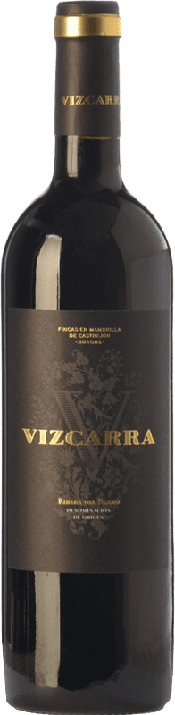 49,95 € Kostenloser Versand | Rotwein Vizcarra Crianza — Kurze Fassreifung D.O. Ribera del Duero Kastilien und León Spanien Tempranillo Magnumflasche 1,5 L