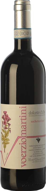 16,95 € Бесплатная доставка | Красное вино Voerzio Martini Rocchettevino D.O.C.G. Dolcetto d'Alba Пьемонте Италия Dolcetto бутылка 75 cl