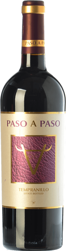 8,95 € 免费送货 | 红酒 Volver Paso a Paso 年轻的 I.G.P. Vino de la Tierra de Castilla 卡斯蒂利亚 - 拉曼恰 西班牙 Tempranillo 瓶子 75 cl