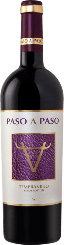 6,95 € Бесплатная доставка | Красное вино Volver Paso a Paso молодое I.G.P. Vino de la Tierra de Castilla Кастилья-Ла-Манча Испания Tempranillo — Темпранильо Бутылка 75 cl