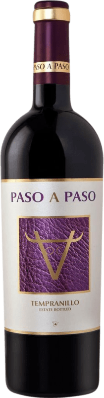 8,95 € Kostenloser Versand | Rotwein Volver Paso a Paso Jung I.G.P. Vino de la Tierra de Castilla Kastilien-La Mancha Spanien Tempranillo Flasche 75 cl