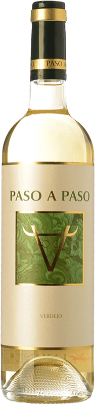9,95 € Envio grátis | Vinho Branco Volver Paso a Paso D.O. La Mancha Castela-Mancha Espanha Verdejo 75 cl