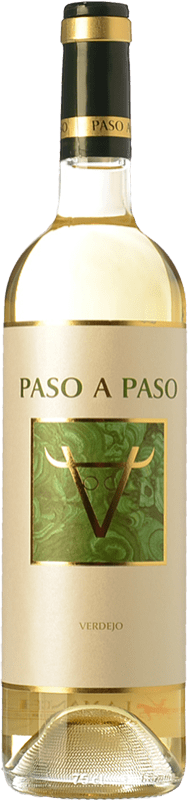 6,95 € Envio grátis | Vinho branco Volver Paso a Paso D.O. La Mancha Castela-Mancha Espanha Verdejo Garrafa 75 cl