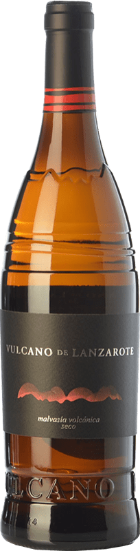 39,95 € Kostenloser Versand | Weißwein Vulcano Trocken D.O. Lanzarote Kanarische Inseln Spanien Malvasía Flasche 75 cl