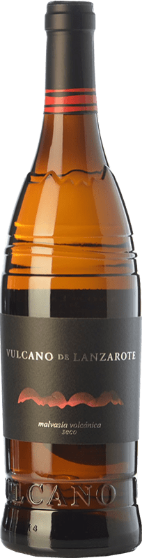 22,95 € Free Shipping | White Wine Vulcano Seco — Dry D.O. Lanzarote Canary Islands Spain Malvasia Bottle 75 cl