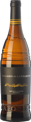 34,95 € Envío gratis | Vino Blanco Vulcano Semiseco D.O. Lanzarote Islas Canarias España Malvasía, Moscatel 75 cl