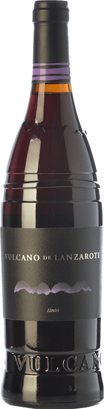 22,95 € Envoi gratuit | Vin Rouge Vulcano Jeune D.O. Lanzarote Iles Canaries Espagne Listán Bouteille 75 cl