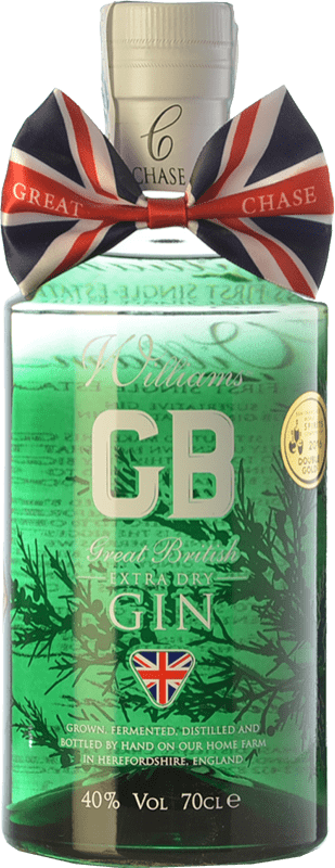 42,95 € Spedizione Gratuita | Gin William Chase Great British Extra Dry Gin Regno Unito Bottiglia 70 cl