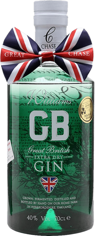 25,95 € 免费送货 | 金酒 William Chase Great British Extra Dry Gin 英国 瓶子 70 cl