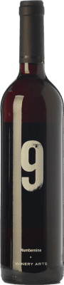 9,95 € Free Shipping | Red wine Winery Arts Número Nueve Aged I.G.P. Vino de la Tierra Ribera del Queiles Aragon Spain Tempranillo, Cabernet Franc Bottle 75 cl