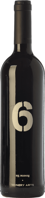 7,95 € Spedizione Gratuita | Vino rosso Winery Arts Seis al Revés Crianza Spagna Tempranillo, Merlot Bottiglia 75 cl