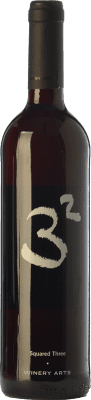 5,95 € Envio grátis | Vinho tinto Winery Arts Tres al Cuadrado Crianza Espanha Tempranillo, Merlot, Grenache Garrafa 75 cl