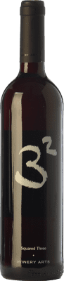 6,95 € Envío gratis | Vino Tinto Winery Arts Tres al Cuadrado Crianza España Tempranillo, Merlot, Garnacha 75 cl