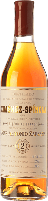 133,95 € Бесплатная доставка | Бренди Ximénez-Spínola Nº 2 Single Barrel — Одна бочка D.O. Jerez-Xérès-Sherry Андалусия Испания Бутылка 70 cl