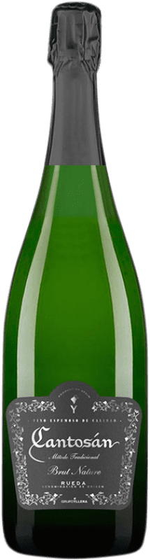 15,95 € Kostenloser Versand | Weißer Sekt Yllera Cantosán Brut Nature D.O. Rueda Kastilien und León Spanien Verdejo 75 cl