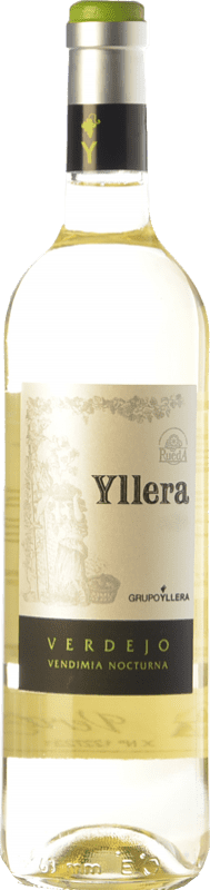 7,95 € Envío gratis | Vino blanco Yllera Joven D.O. Rueda Castilla y León España Verdejo Botella 75 cl
