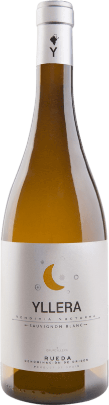 9,95 € Free Shipping | White Wine Yllera Vendimia Nocturna — Night Harvest D.O. Rueda Castilla y León Spain Sauvignon Bottle 75 cl