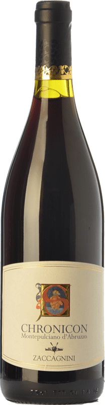 15,95 € Kostenloser Versand | Rotwein Zaccagnini Chronicon D.O.C. Montepulciano d'Abruzzo Abruzzen Italien Montepulciano 75 cl