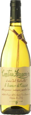 10,95 € Kostenloser Versand | Weißwein Zaccagnini Ciccio dal Tralcetto D.O.C. Abruzzo Abruzzen Italien Trebbiano, Chardonnay Flasche 75 cl