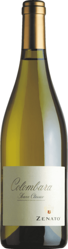 14,95 € Envio grátis | Vinho Branco Cantina Zenato Colombara Clássico D.O.C. Soave Vêneto Itália Chardonnay, Garganega Garrafa 75 cl