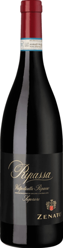 28,95 € Free Shipping | Red Wine Cantina Zenato Superior D.O.C. Valpolicella Ripasso Veneto Italy Corvina, Rondinella, Oseleta Bottle 75 cl