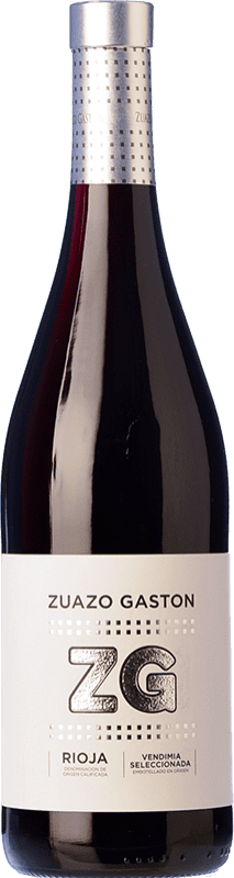 8,95 € Spedizione Gratuita | Vino rosso Zuazo Gaston Vendimia Seleccionada Giovane D.O.Ca. Rioja La Rioja Spagna Tempranillo, Graciano Bottiglia 75 cl