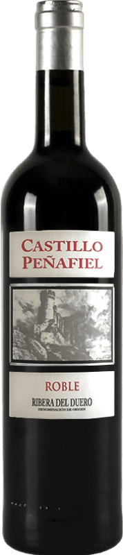 8,95 € Бесплатная доставка | Красное вино Thesaurus Castillo de Peñafiel 6 Meses старения D.O. Ribera del Duero Кастилия-Леон Испания Tempranillo бутылка 75 cl