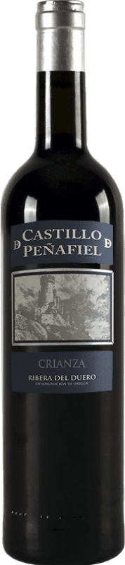 14,95 € Бесплатная доставка | Красное вино Thesaurus Castillo de Peñafiel 12 Meses старения D.O. Ribera del Duero Кастилия-Леон Испания Tempranillo бутылка 75 cl