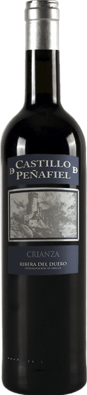 22,95 € Kostenloser Versand | Rotwein Thesaurus Castillo de Peñafiel 12 Meses Crianza — Kurze Fassreifung D.O. Ribera del Duero Kastilien und León Spanien Tempranillo Flasche 75 cl