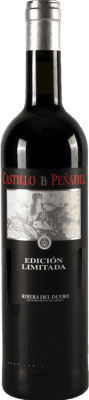 24,95 € 免费送货 | 红酒 Thesaurus Castillo de Peñafiel 18 Meses Reserva D.O. Ribera del Duero 卡斯蒂利亚莱昂 西班牙 Tempranillo 瓶子 75 cl