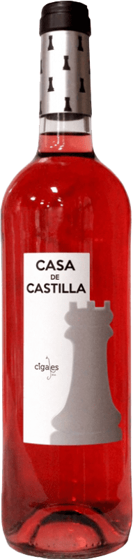 5,95 € Kostenloser Versand | Rosé-Wein Thesaurus Casa Castilla Jung D.O. Cigales Kastilien und León Spanien Tempranillo Flasche 75 cl