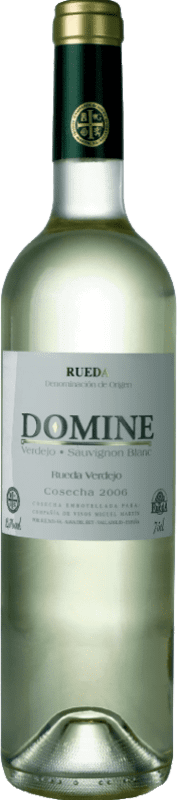 5,95 € Envio grátis | Vinho Branco Thesaurus Domine Jovem D.O. Rueda Castela e Leão Espanha Verdejo, Sauvignon Garrafa 75 cl