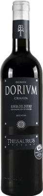 12,95 € Spedizione Gratuita | Vino Rosso Thesaurus Flumen Dorium 12 Meses Non Filtrato Crianza — Invecchiato in Botte D.O. Ribera del Duero Castilla y León Spagna Tempranillo 75 cl