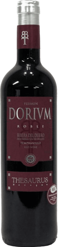 7,95 € Spedizione Gratuita | Vino rosso Thesaurus Flumen Dorium Quercia D.O. Ribera del Duero Castilla y León Spagna Tempranillo Bottiglia 75 cl