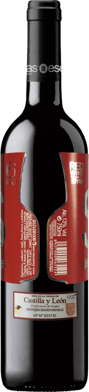 18,95 € Free Shipping | Red wine Esencias «s» 6 Meses Crianza I.G.P. Vino de la Tierra de Castilla y León Castilla y León Spain Tempranillo Bottle 75 cl