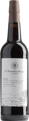 19,95 € Бесплатная доставка | Сладкое вино Maestro Sierra El Cream D.O. Jerez-Xérès-Sherry Андалусия Испания Palomino Fino, Pedro Ximénez бутылка 75 cl