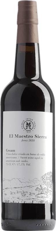 19,95 € 送料無料 | 甘口ワイン Maestro Sierra Cream — クリーム D.O. Jerez-Xérès-Sherry アンダルシア スペイン Palomino Fino, Pedro Ximénez 75 cl