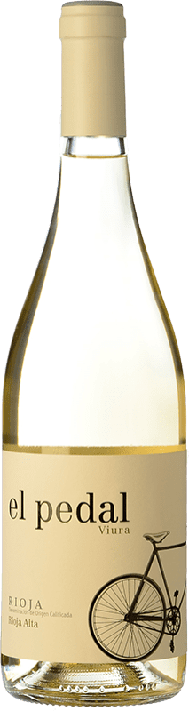 7,95 € Envio grátis | Vinho branco Hernáiz El Pedal Blanco D.O.Ca. Rioja La Rioja Espanha Viura Garrafa 75 cl
