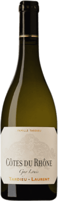 33,95 € Free Shipping | White wine Tardieu-Laurent Blanc Guy-Louis A.O.C. Côtes du Rhône Rhône France Grenache White, Viognier, Marsanne, Clairette Blanche Bottle 75 cl