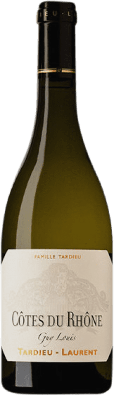 27,95 € Spedizione Gratuita | Vino Bianco Tardieu-Laurent Guy Louis A.O.C. Côtes du Rhône Rhône Francia Garnacha — Grenache, Viognier, Marsanne, Clairette 75 cl