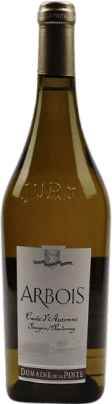 44,95 € Бесплатная доставка | Белое вино Domaine de La Pinte Automne Cuvée A.O.C. Arbois Pupillin Jura Франция Chardonnay — Шардоне, Savagnin — Саваньен Eco — Эко Био Органический 75 cl