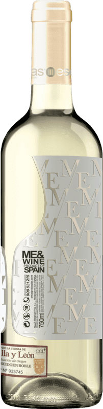 11,95 € Envio grátis | Vinho Branco Esencias ME&White Branco I.G.P. Vino de la Tierra de Castilla y León Espanha Verdejo Garrafa 75 cl