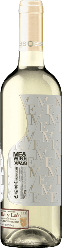 10,95 € Envio grátis | Vinho branco Esencias ME&White I.G.P. Vino de la Tierra de Castilla y León Espanha Verdejo Garrafa 75 cl