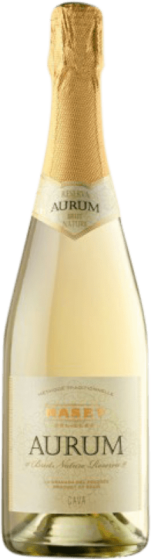 16,95 € 送料無料 | 白スパークリングワイン Maset Aurum ブルットの自然 D.O. Cava スペイン Xarel·lo, Chardonnay ボトル 75 cl